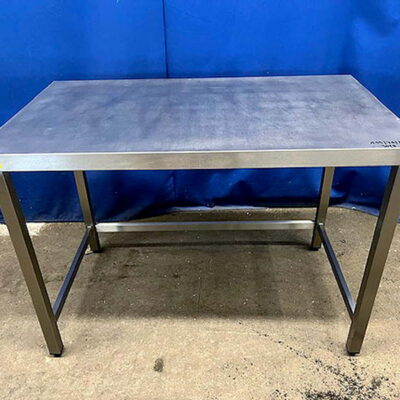 Arbeitstisch Edelstahl 119x70x86 cm