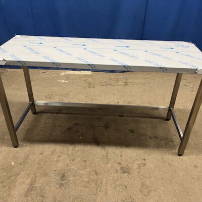 Arbeitstisch Edelstahl 160x60x86 cm Ausstellungsstück