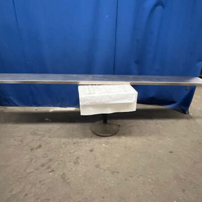 Wandbord Edelstahl 325x36x25 cm