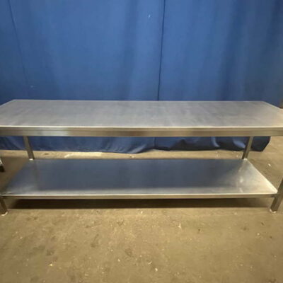 Arbeitstisch Edelstahl 250x70x86 cm