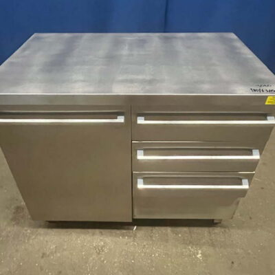 Arbeitsschrank Edelstahl 100x63x86 cm