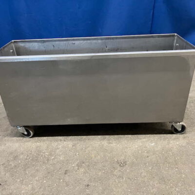 Wagen Behälter fahrbar Wanne 95x30x50 cm Trog Tränke Mulde