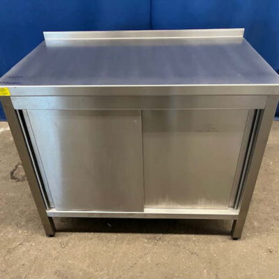 Arbeitsschrank Edelstahl 102x60x86 cm