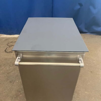 Wagen Rollwagen Edelstahl 51x65x80 cm Unterbau