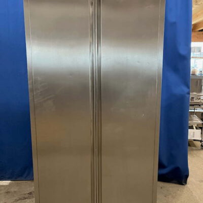 Schrank Edelstahl 110x50x220 cm Geschirrschrank Hochschrank