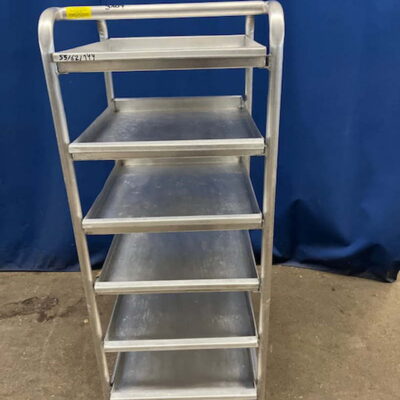 Tablettwagen Alu 55x62x144 cm Regalwagen