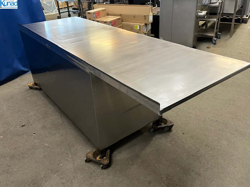 Arbeitsschrank Edelstahl 249x80x86 cm Schubladenschrank – Bild 3