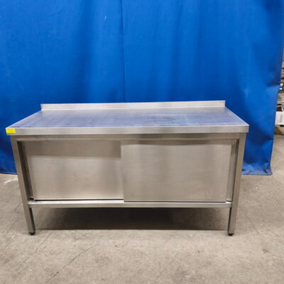 Arbeitsschrank Edelstahl 160x60x86 cm