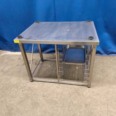 Unterbau offen Edelstahl 95x72x78 cm