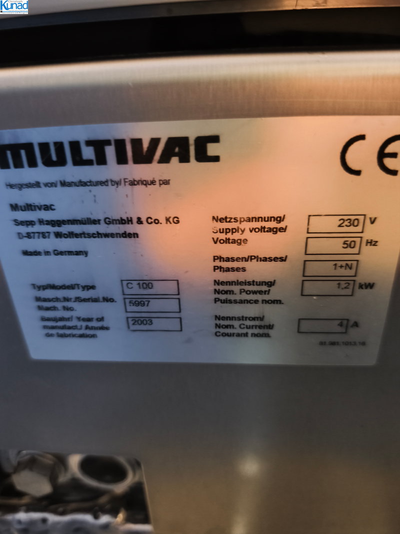Vacuumgerät MULTIVAC C100 Tischmodell – Bild 2