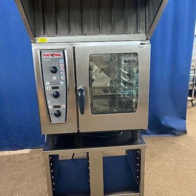 Kombidämpfer RATIONAL CMP61 für 6 x 1/1 GN Kombination RATIONAL ULTRA-Vent und Untergestell