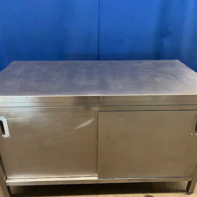 Arbeitsschrank Edelstahl 140x70x86 cm