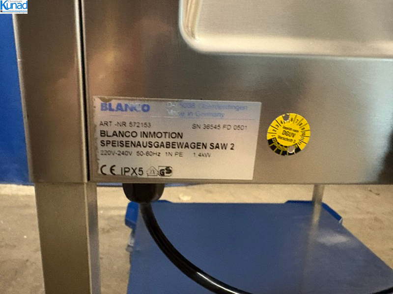 Bainmarie BLANCO SAW2 Zubringerwagen Wasserbad Speisenausgabewagen – Bild 3