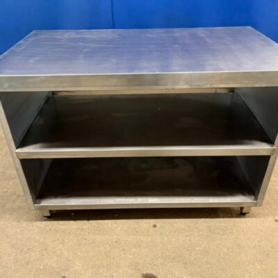 Arbeitsschrank Edelstahl 120x70x90 cm offen