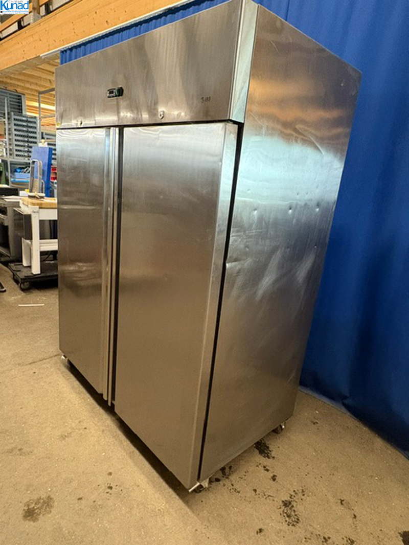Kühlschrank Edelstahl KSI400N 147x83x200 cm fahrbar – Bild 3