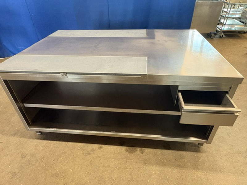 Arbeitsschrank 182x120x86 cm Küchenblock Zerlegetisch – Bild 8
