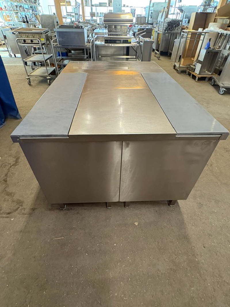 Arbeitsschrank 182x120x86 cm Küchenblock Zerlegetisch – Bild 4