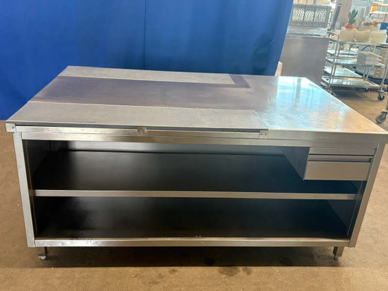 Arbeitsschrank 182x120x86 cm Küchenblock Zerlegetisch – Bild 3