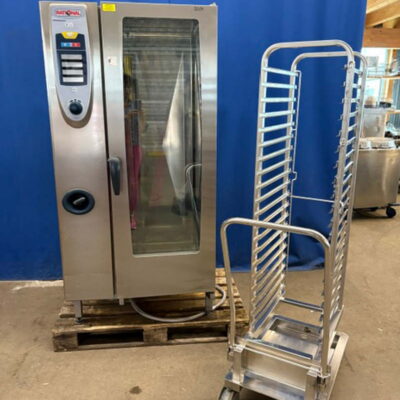 Kombidämpfer Rational SCC 201 für 20 x 1/ GN mit Beschickungswagen