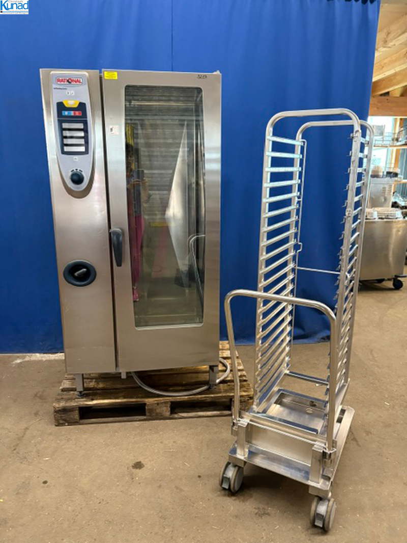 Kombidämpfer Rational SCC 201 für 20 x 1/ GN mit Beschickungswagen