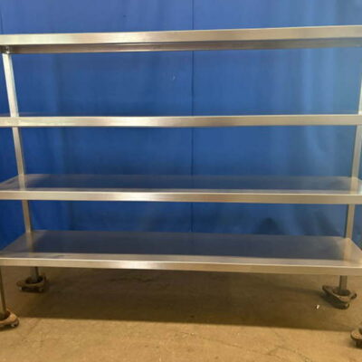 Regal Edelstahl 138x50x180 cm