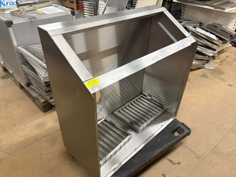 Abzugshaube Edelstahl für Kombidämpfer Aufsatz-Lüftung 90x88x41 cm ohne Motor – Bild 4