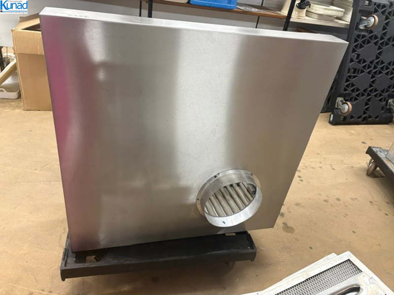 Abzugshaube Edelstahl für Kombidämpfer Aufsatz-Lüftung 90x88x41 cm ohne Motor – Bild 3