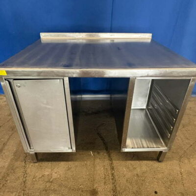 Unterbau Arbeitsschrank Edelstahl 118x91x86 cm