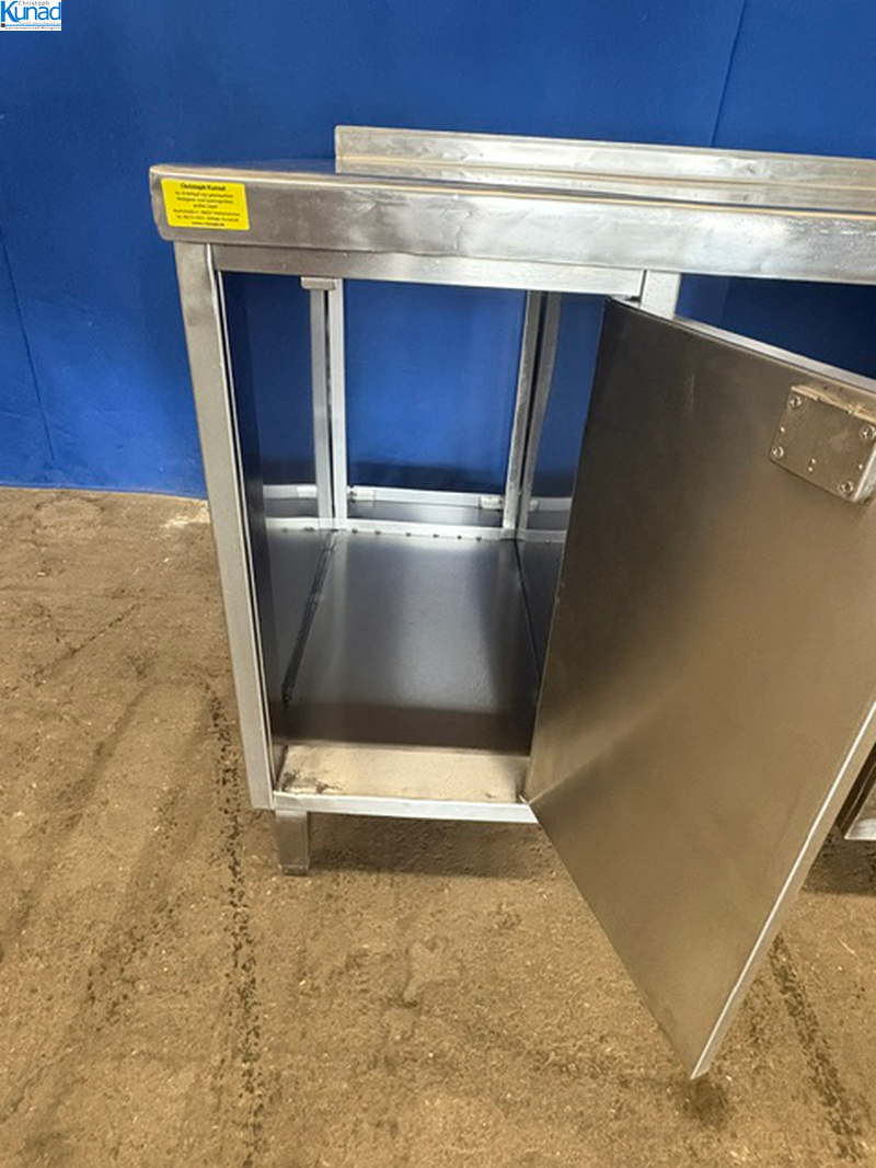 Unterbau Arbeitsschrank Edelstahl 118x91x86 cm – Bild 7