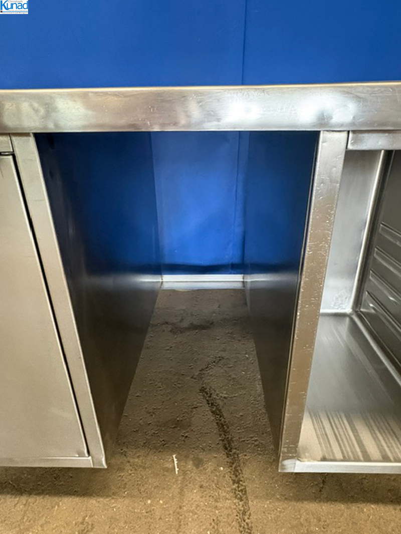 Unterbau Arbeitsschrank Edelstahl 118x91x86 cm – Bild 6