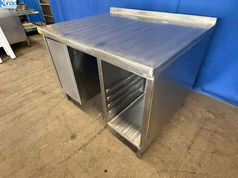 Unterbau Arbeitsschrank Edelstahl 118x91x86 cm – Bild 4