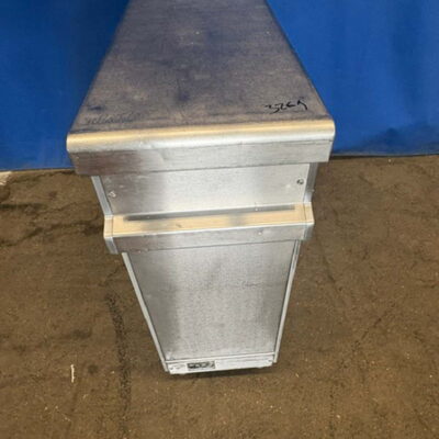 Arbeitsplatte Abstellfläche Edelstahl 30x85x86 cm Lückenfüller Neutralelement