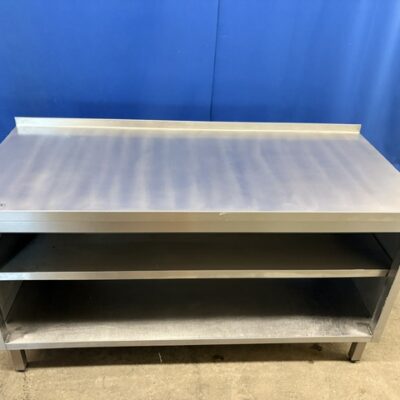 Arbeitsschrank Edelstahl 160x70x86 cm offen
