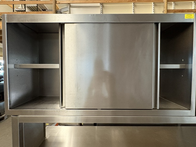 Kühltisch RIEBER Arbeitstheke Arbeitsschrank Theke mit Ausatz Edelstahl 410x90x200 cm – Bild 2