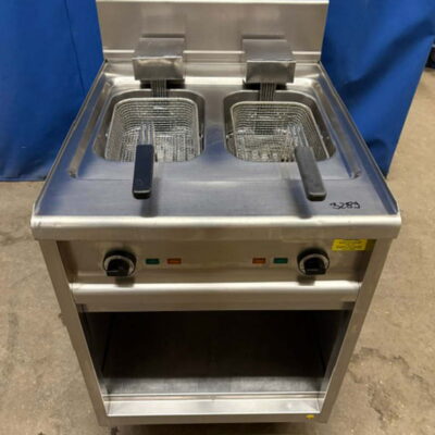Fritteuse EKU FRE-60-120 400 V Standmodell 2 Becken a´ 10 Liter