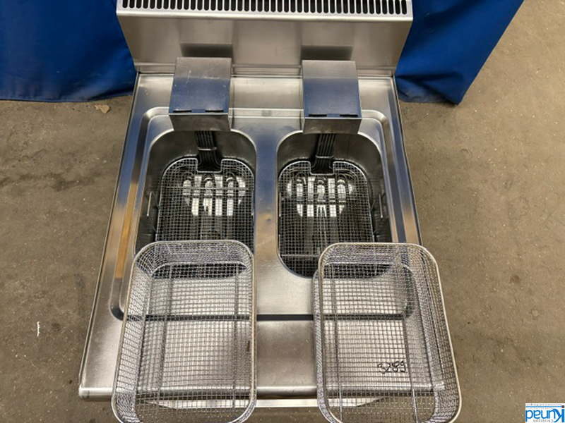 Fritteuse EKU FRE-60-120 400 V Standmodell 2 Becken a´ 10 Liter – Bild 6