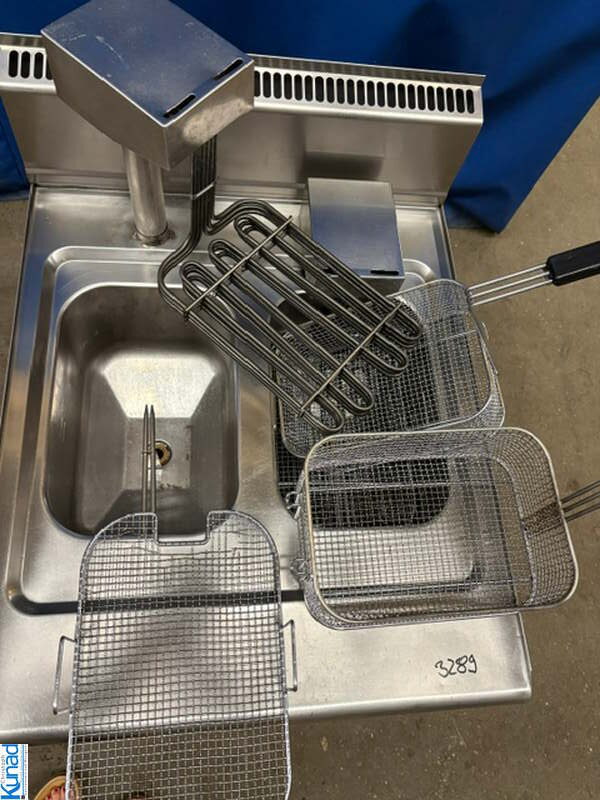 Fritteuse EKU FRE-60-120 400 V Standmodell 2 Becken a´ 10 Liter – Bild 5