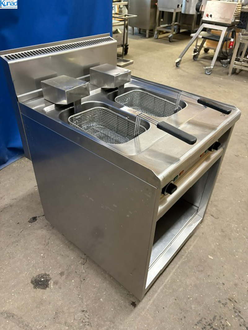 Fritteuse EKU FRE-60-120 400 V Standmodell 2 Becken a´ 10 Liter – Bild 4