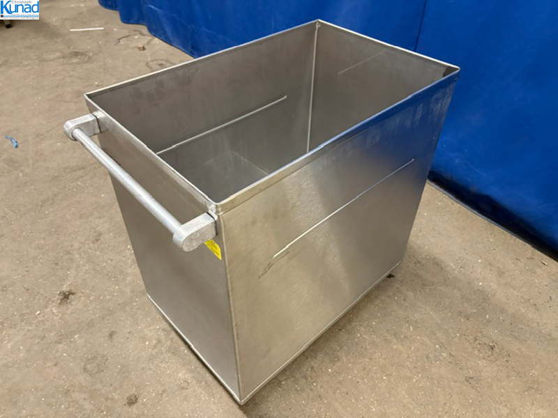 Wagen Rollwagen Edelstahl 43x66x67 cm Untergestell Unterbau – Bild 4