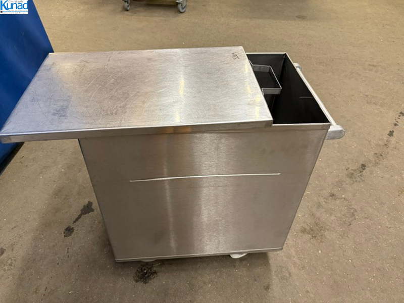 Wagen Rollwagen Edelstahl 43x66x67 cm Untergestell Unterbau – Bild 3