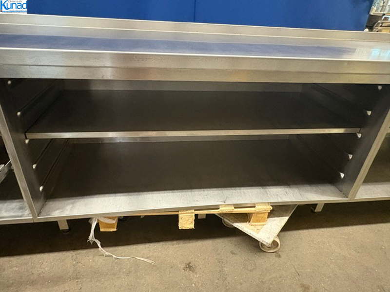 Arbeitsschrank Edelstahl 420x72x90 cm Ausgabetheke mit Schubladen – Bild 6