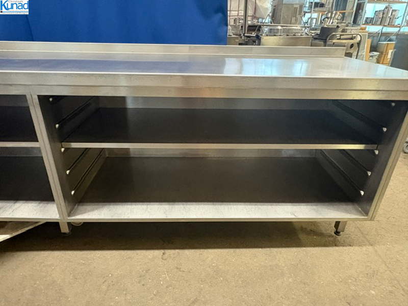 Arbeitsschrank Edelstahl 420x72x90 cm Ausgabetheke mit Schubladen – Bild 7