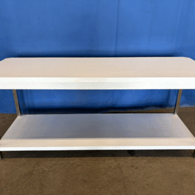 Arbeitstisch Edelstahl 200x70x86 cm NEU