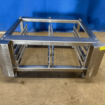 Unterbau Edelstahl 93x83x47 cm Untergestell