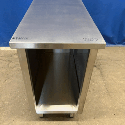 Arbeitsschrank Edelstahl 40x86x86 cm offen Lückenfüller Neutralelement