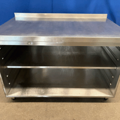 Arbeitsschrank Edelstahl 126x75x86 cm