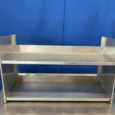 Wandregal Edelstahl 100x35x60 cm Wandbord Ablagebord