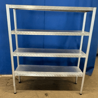 Regal Alu 150x40x180 cm