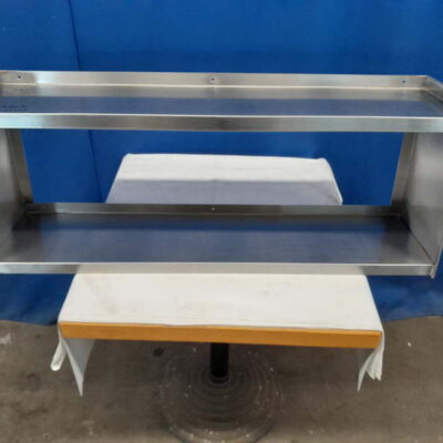Wandbord Edelstahl 100x25x40 cm Wandregal