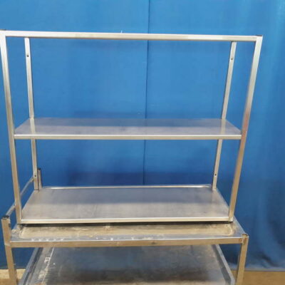 Wandbord Edelstahl 97x30x80 cm Wandregal